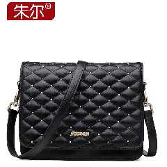 朱尔菱格牛皮小包单肩女包新款时尚女士包包斜跨欧美潮公文包女小